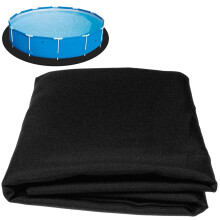 13ft Round Above Ground Pool Liner Pad with AntiSlip Felt Base for Puncture Prevention and Liner Protection