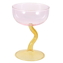 Small Footed Glass Dessert Cups Clear Ice Cream Bowls Elegant Design for Parties and Family Dinners