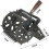 Manual Weeder Tool with Adjustable Blade Angle, Heavy Duty Rolling Lawn Aerator for Efficient Weeding 5