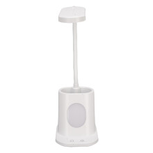 USB Rechargeable LED Table Lamp, 3 Color Temp, Pen Holder, 440g