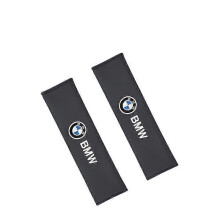 BMW-Sicherheitsgurt-Schulterschutz für 1 Serie 3 Serie 5 Serie 7 Serie X1 X2 X3 X4 X5 (Paar, Schwarz) – Innenraumdekorationsprodukte