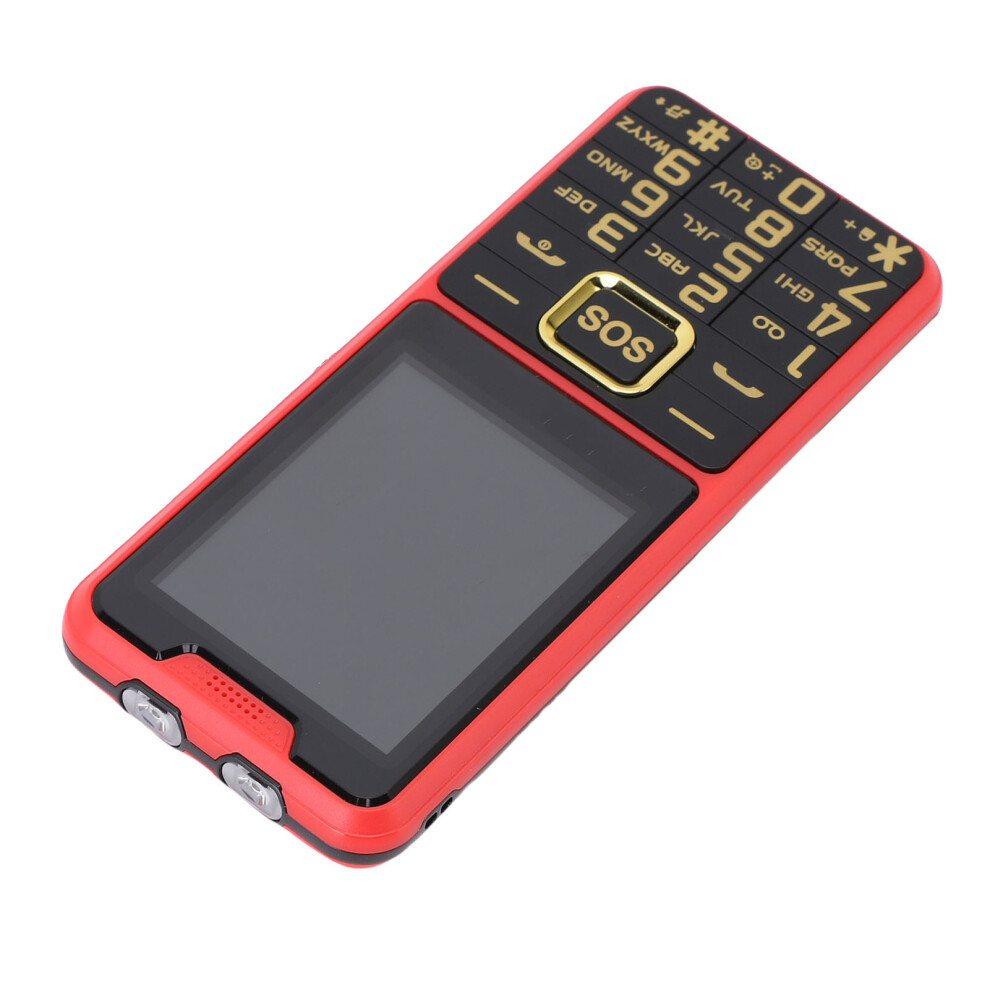 Big Key Phone Ultra Thin 2.6In 0.3Mp Camera 2G With Flashlight Red 8481383148664