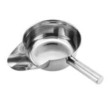 French Fry Scoop Stainless Steel Heavy Duty with Ergonomic Heatproof Handle for Fast Food Portioning