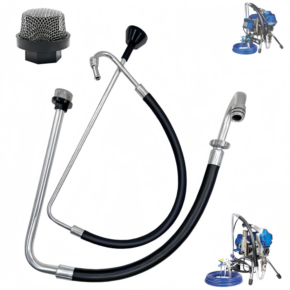 Airless Paint Sprayer Accessories Stainless Steel Suction And Hose Kit For Graco 395 490 495 595 9070919386053