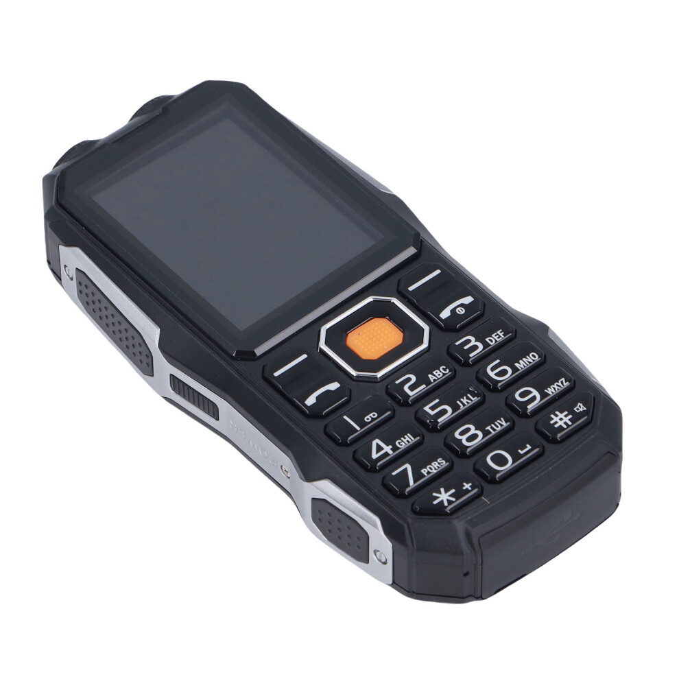 Rugged Seniors Cell Phone 2.6In 4800Mah Large Battery Triple Sim Black 7901383148712