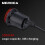 MEROCA Bike Rear Light Bicycle Smart Sensor Brake Tail Light Waterproof LED Charging 4