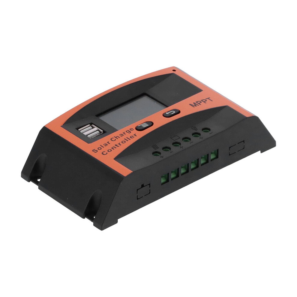 20A Mppt Solar Charge Controller 12V 24V Dual Usb Efficiency Regulator For Rv Camping Battery 9070919350603