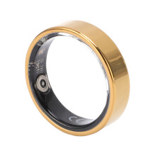 Smart Fitness Ring with 20mAh Battery, 50M Waterproof, Size 11 Gold