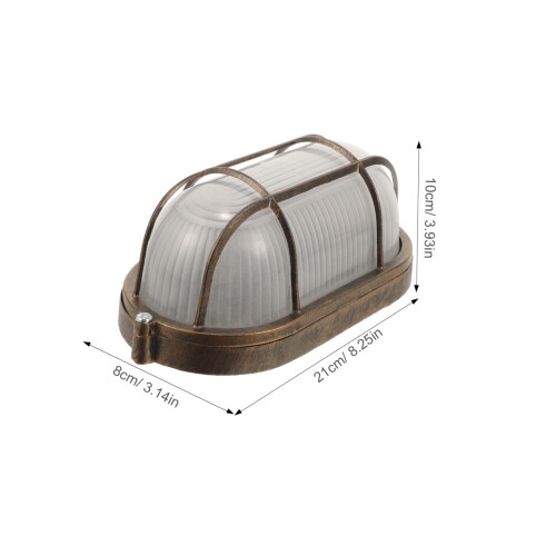 Sauna Light Fixture with Moistureproof Explosionproof Design, E27 Waterproof Wall Lamp for Sauna 1