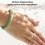 Fitness Tracker Ring with Step, Calorie, Gesture Control, 50m Waterproof, 22.2mm Silver 7
