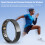 Fitness Tracker Ring 50m Waterproof Gesture Control Size 11 Black 8