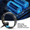 Fitness Tracker Ring 50m Waterproof Gesture Control Size 11 Black 4