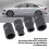 4pcs Brake Caliper Socket Set 11.5mm-22mm 1/2in Drive 4