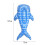 Kids Inflatable Whale Ride on Pool Float 47.2x29.5inch for Summer Versatile 5
