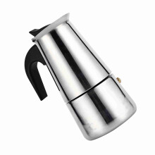 Stovetop Espresso Maker Stainless Steel Coffee Pot 450ml for Gas and Induction Brewing