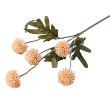 Qinhai 1 Zweig Kunstseidenblume Lebendige Paurale 5 Köpfe Dekorative Realistische künstliche Löwenzahn-Gartenprodukte