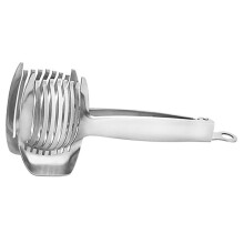 Stainless Steel Egg Slicer with Comfort Grip for Quick Cutting Eggs, Tomatoes, Lemons, Vegetables