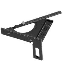 3D-Winkelmesser für Holzverarbeitung 0-180 Schwarz-Aluminium