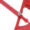 3D Woodworking Angle Ruler Aluminum Alloy 0-180 Adjustable Protractor Red 10