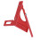 3D Woodworking Angle Ruler Aluminum Alloy 0-180 Adjustable Protractor Red 13