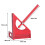 3D Woodworking Angle Ruler Aluminum Alloy 0-180 Adjustable Protractor Red 2