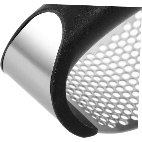 Stainless Steel Garlic Press and Crusher with Ergonomic Handle for Easy Kitchen Mincing 1
