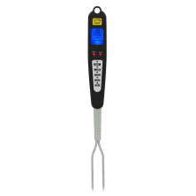 Digital Meat Thermometer BBQ Cooking Fork with Dual Stainless Steel Probes and LED Display Ref: 5378