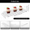 Rectangular Cake Stand with Lid, Marble Design Acrylic Tray for Dessert Display and Parties White 3
