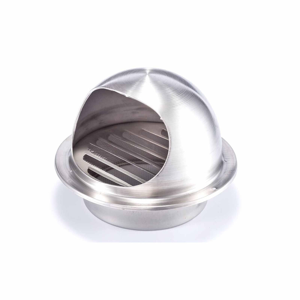 150Mm Stainless Steel Range Hood Vent Cover For Exterior Wall, Rainproof And Windproof Protection 9070919388811