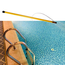 Pool Safety Rescue Pole 21ft Fiberglass Telescopic Design with Large Hook for Swimming Pool and Beach
