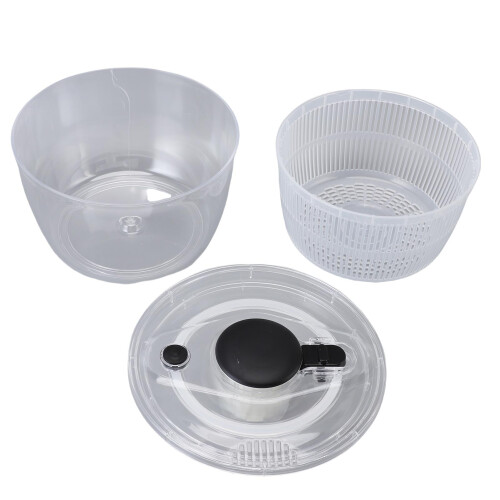 Große Kapazität Transparenter Salatschleuder, PP-Material, 21,6 cm 2