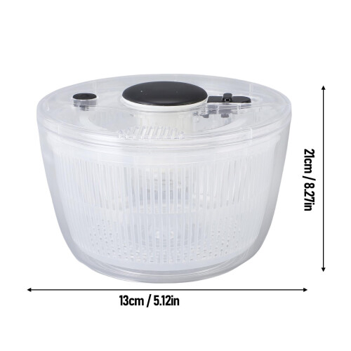Große Kapazität Transparenter Salatschleuder, PP-Material, 21,6 cm 1