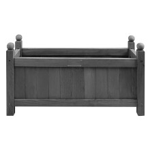 Wooden Rectangular Trough Planter Garden Flower Box Outdoor Patio