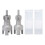 Internal External Pipe Threading Tool Kit 1/2" 3/4" Dies 3