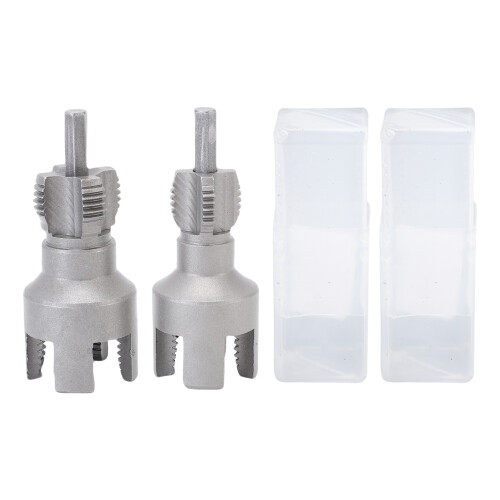Internal External Pipe Threading Tool Kit 1/2" 3/4" Dies 2