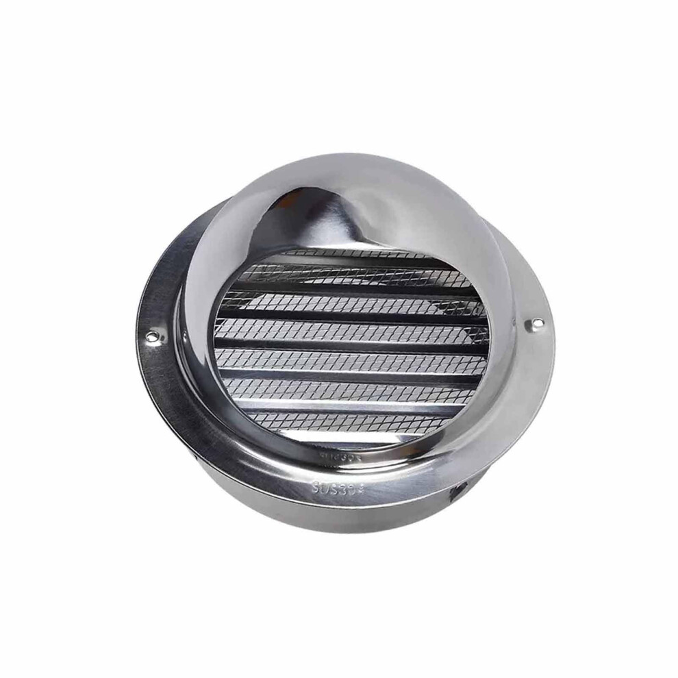 Stainless Steel Range Hood Vent Cover 80Mm Windproof Rain Protection Kitchen Exhaust Mesh 9070919390180
