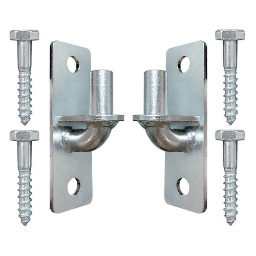 Robuste Kettendrahtgatter-Scharniere mit 2-Pack und 5/8'' Stift für Außenmetallzäune