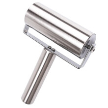 Stainless Steel Rolling Pin with Ergonomic Handles NonStick Surface for Dough Pizza Pasta Cookies