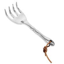 Garden Hand Rake with Ergonomic Comfort Grip for Weeding, Soil Loosening and Planting