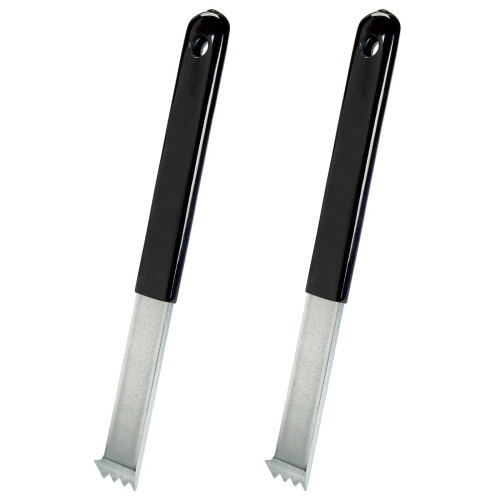 2 PCS Heavy Duty Paver Puller Tool with Rubber Grip and Micro Teeth for Garden Brick Removal