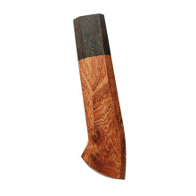 Wooden Knife Handle Replacement with Ergonomic NonSlip Grip for DIY , Brown