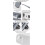 Cling Wrap Dispenser with Cutter, Wall Mounted Plastic Wrap Organizer, Durable Gray Kitchen Storage 5
