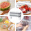 Cling Wrap Dispenser with Cutter, Wall Mounted Plastic Wrap Organizer, Durable Gray Kitchen Storage 3