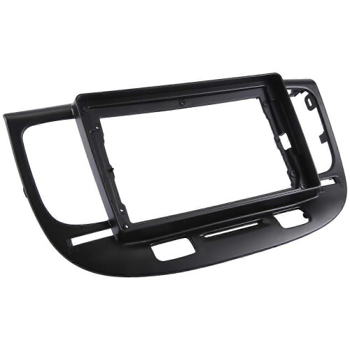 Para Kia Rio2 Rio 2 2005-2011 Kit de Acabamento do Painel Frontal de 9 polegadas (Preto)
