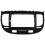 Para Kia Rio2 Rio 2 2005-2011 Kit de Acabamento do Painel Frontal de 9 polegadas (Preto) 5