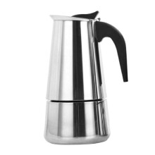 Stainless Steel Moka Pot Espresso Coffee Maker for Home and Travel 100ml Durable Manual Brew