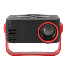 Portable WiFi LED Projector 1080P 150ANSI 360 Rotation Black Red