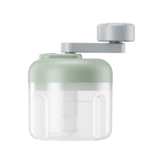 Garlic Press and Crusher Hand Operated Stainless Steel Easy Clean for Kitchen Outdoor Green L