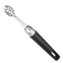 Stainless Steel Melon Baller Fruit Scoop with Ergonomic Comfort Grip for Watermelon and Kitchen Use