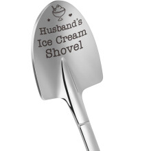 Gifts for Men Funny Ice Cream Spoon with Ergonomic Shovel Design for Husband Birthday Christmas